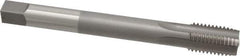 Hertel - 1-8 UNC 4 Flute H3 Bright Finish High Speed Steel Hand Extension Tap - Plug Chamfer, 8" OAL - Apex Tool & Supply