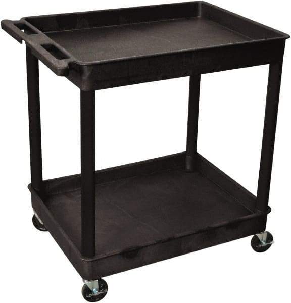 NMC - 300 Lb Capacity, 32" Wide x 24" Long x 37-1/2" High Shelf Cart - 1 Shelf, Plastic - Apex Tool & Supply