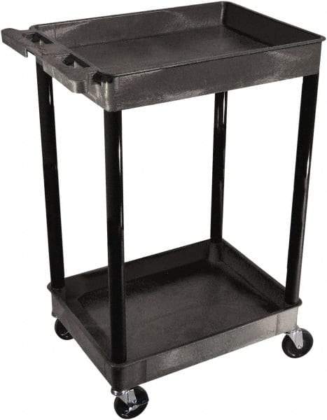 NMC - 300 Lb Capacity, 24" Wide x 18" Long x 36" High Shelf Cart - 1 Shelf, Plastic - Apex Tool & Supply