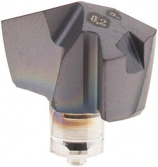 Iscar - Series ICP, 0.323" Diam Grade IC908 140° Replaceable Drill Tip - Carbide, TiAlN Finish, 8 Seat Size, Through Coolant - Apex Tool & Supply