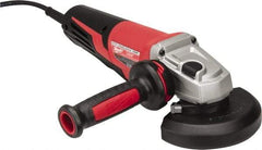Milwaukee Tool - 5" Wheel Diam, 11,000 RPM, Corded Angle & Disc Grinder - 5/8-11 Spindle, 120 Volts, 13 Amps - Apex Tool & Supply