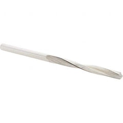 Guhring - #25 118° High Speed Steel Jobber Drill - Bright Finish, Right Hand Cut, Spiral Flute, Straight Shank, 75mm OAL, Standard Point - Apex Tool & Supply