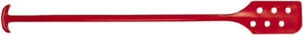 Remco - Red Polypropylene Mixing Paddle with Holes - 52" Overall Length - Apex Tool & Supply