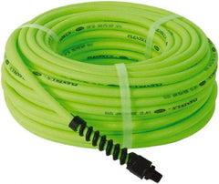 Legacy - 1/4" ID x 0.46" OD 50' Long Multipurpose Air Hose - MNPT x MNPT Ends, 300 Working psi, 150°, 1/4" Fitting, Green - Apex Tool & Supply