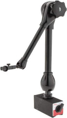 SPI - 117mm Long x 2" Wide x 55mm High Magnetic Indicator Base with On/Off Switch - 130 Kg Magnetic Pull, Articulated Arm - Apex Tool & Supply