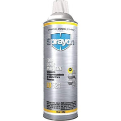 Sprayon - Aerosol General Purpose Anti-Seize Lubricant - Nickel/Aluminum/Copper, 1,800°F, White, Food Grade, Water Resistant - Apex Tool & Supply