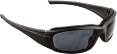 3M - Gray Lenses, Framed Safety Glasses - Anti-Fog, Scratch Resistant, Black Frame, Size Universal, Wrap Around - Apex Tool & Supply