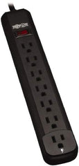 Tripp-Lite - 7 Outlets, 120 VAC15 Amps, 12' Cord, Power Outlet Strip - Keyhole, Tab Mount, 5-15 NEMA Configuration, 11.6" Strip - Apex Tool & Supply