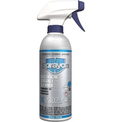 Sprayon - 14 Ounce Aerosol Contact Cleaner - 9°F Flash Point, 0 Volt Dielectric Strength, Flammable, Food Grade, Plastic Safe - Apex Tool & Supply