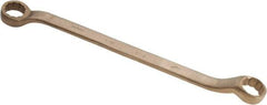 Ampco - 1-1/4" x 1-5/16" 12 Point Offset Box Wrench - Double End, 19-1/4" OAL, Aluminum Bronze - Apex Tool & Supply
