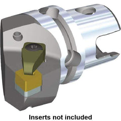 Kennametal - Left Hand Cut, Size KM50, CN.X Insert Compatiblity, Internal or External Modular Turning & Profiling Cutting Unit Head - 35mm Ctr to Cutting Edge, 50mm Head Length, Through Coolant - Apex Tool & Supply