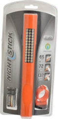 Bayco - White LED Bulb, 137 Lumens, Mini Flashlight - Orange Plastic Body, 4 AAA Alkaline Batteries Included - Apex Tool & Supply
