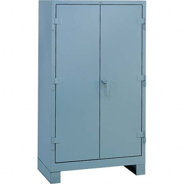 Lyon - 3 Shelf 64 Bin Welded Steel Storage Cabinet - Apex Tool & Supply
