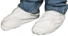 Dupont - Size Universal, Tyvek, Standard Shoe Cover - White, Non-Chemical Resistant - Apex Tool & Supply