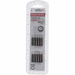 Wiha - 1/4" Drive IP30 Torx Plus Screwdriver Bit - 1" OAL, Insert Bit - Apex Tool & Supply