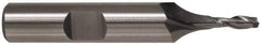 Cleveland - 1", 1-5/8" LOC, 1" Shank Diam, 4-1/2" OAL, 2 Flute, Cobalt Square End Mill - Single End, Uncoated, Spiral Flute, 30° Helix, Centercutting, Right Hand Cut, Right Hand Flute, Series HGC-2 - Apex Tool & Supply