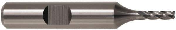Cleveland - 3/4", 3/4" LOC, 3/4" Shank Diam, 3" OAL, 6 Flute, Powdered Metal Square End Mill - Single End, TiN Finish, Spiral Flute, 37° Helix, Centercutting, Right Hand Cut, Right Hand Flute, Series PM-4 - Apex Tool & Supply