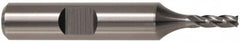 Square End Mill: 1'' Dia, 2'' LOC, 1'' Shank Dia, 4-1/2'' OAL, 6 Flutes, Powdered Metal Single End, TiCN Finish, Spiral Flute, Centercutting, RH Cut, RH Flute, Series PM-4