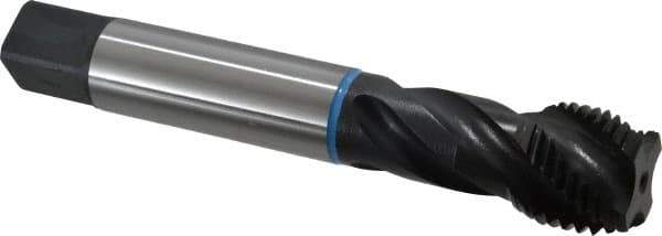 Emuge - 1-1/4 - 8 UNS 4 Flute 2B Modified Bottoming Spiral Flute Tap - Cobalt, Oxide Finish, 7.087" OAL, Right Hand Flute, Right Hand Thread, Series Enorm-VA - Apex Tool & Supply