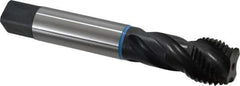 Emuge - 1-1/4 - 8 UNS 4 Flute 2B Modified Bottoming Spiral Flute Tap - Cobalt, Oxide Finish, 7.087" OAL, Right Hand Flute, Right Hand Thread, Series Enorm-VA - Apex Tool & Supply