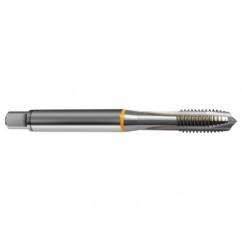 2-56 Dia. - 2B - 3 FL - Cobalt Plug Yellow Ring Tap - Bright Finish FORM-B DIN 371 - Apex Tool & Supply