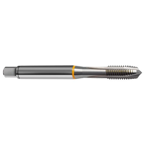 ‎6-32 3FL 2B Cobalt Plug Yellow Ring Tap-Bright Finish FORM-B DIN 371 - Apex Tool & Supply