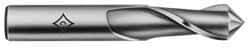 Cleveland - 9/16" Diam, 1-1/8" LOC, 2 Flute, 90° Point Angle, High Speed Steel Drill Mill - Uncoated, 3-1/8" OAL, 1/2" Shank Diam - Apex Tool & Supply