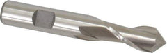Cleveland - 1/2" Diam, 1" LOC, 2 Flute, 90° Point Angle, High Speed Steel Drill Mill - Uncoated, 3" OAL, 1/2" Shank Diam - Apex Tool & Supply