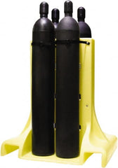 Enpac - Gas Cylinder Carts, Racks, Stands & Holders Type: Four Cylinder Floor Stand Rack Fits Cylinder Diameter: 11-3/8 (Inch) - Apex Tool & Supply