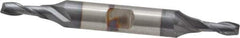 Cleveland - 3/16", 7/16" LOC, 3/8" Shank Diam, 3-1/4" OAL, 2 Flute, Cobalt Square End Mill - Double End, TiCN Finish, Spiral Flute, 30° Helix, Centercutting, Right Hand Cut, Right Hand Flute, Series HDC-2 - Apex Tool & Supply