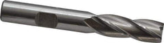 Cleveland - 25/64", 1" LOC, 3/8" Shank Diam, 2-11/16" OAL, 4 Flute, Cobalt Square End Mill - Single End, Uncoated, Spiral Flute, 30° Helix, Centercutting, Right Hand Cut, Right Hand Flute, Series HGC-4C - Apex Tool & Supply
