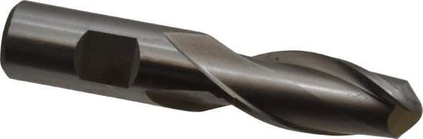 Cleveland - 3/4" Diam, 1-5/8" LOC, 2 Flute Cobalt Ball End Mill - Uncoated, Single End, 3-7/8" OAL, 3/4" Shank Diam, Spiral Flute - Apex Tool & Supply
