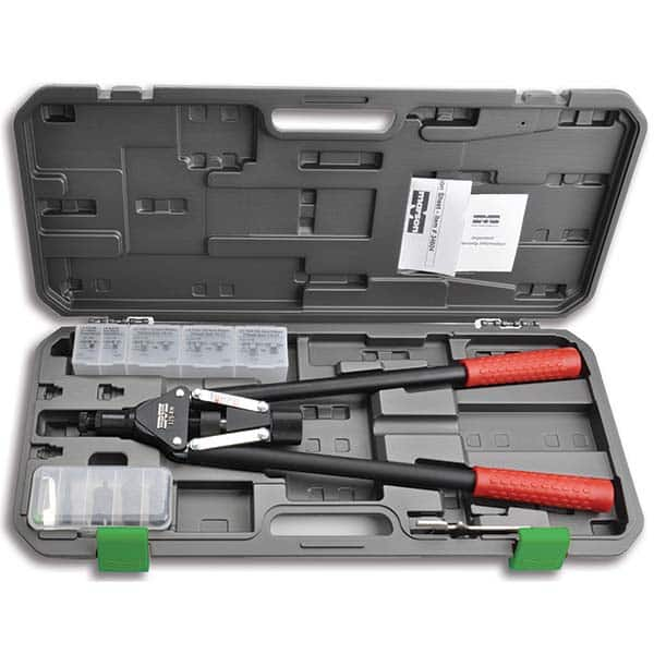 Marson - Riveter Kits Type: Blind Rivet/Rivet Nut Tool Kit Minimum Size (Inch): #10-32 - Apex Tool & Supply