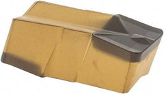 Iscar - 600E080GIP Grade IC8250, 6mm Cutting Width Carbide Grooving Insert - 13mm Max Depth of Cut, Neutral, 0.8mm Corner Radius, TiCN/Al2O3/TiN Finish - Apex Tool & Supply