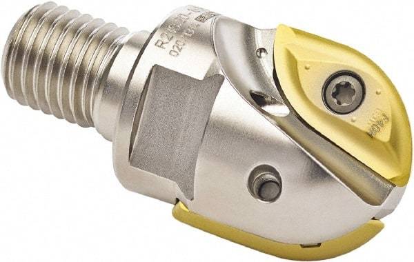 Seco - 16mm Cut Diam, 14mm Max Depth of Cut, Indexable Ball Nose End Mill - 23mm Head Length, M08 Modular Connection, R218.20 Toolholder, 218.20 080 Insert - Apex Tool & Supply