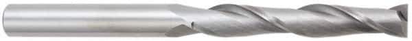 OSG - 20mm, 76mm LOC, 20mm Shank Diam, 153mm OAL, 2 Flute, Solid Carbide Square End Mill - Single End, Uncoated, Spiral Flute, 30° Helix, Centercutting, Right Hand Cut, Right Hand Flute, Series 482 - Apex Tool & Supply