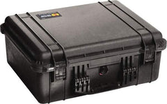 Pelican Products, Inc. - 17-13/64" Wide x 8-13/32" High, Clamshell Hard Case - Black, Polypropylene - Apex Tool & Supply