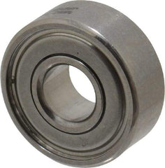 SKF - 3/16" Bore Diam, 1/2" OD, Double Shield Deep Groove Radial Ball Bearing - 0.196" Wide, 1 Row, Round Bore, 110 Lb Static Capacity, 172 Lb Dynamic Capacity - Apex Tool & Supply