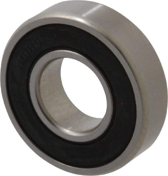 SKF - 1/2" Bore Diam, 1-1/8" OD, Double Seal Deep Groove Radial Ball Bearing - 5/16" Wide, 1 Row, Round Bore, 540 Lb Static Capacity, 912 Lb Dynamic Capacity - Apex Tool & Supply