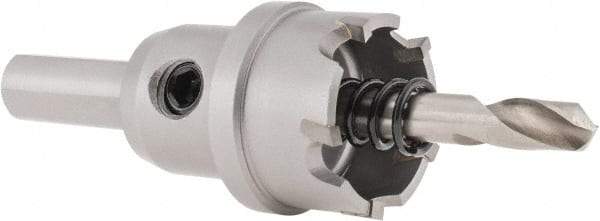 Hougen - 1" Diam, 1/8" Cutting Depth, Hole Saw - Carbide-Tipped Saw, Toothed Edge - Apex Tool & Supply