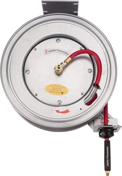 PRO-SOURCE - 50' Spring Retractable Hose Reel - 300 psi, Hose Included - Apex Tool & Supply