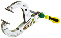 Gibraltar - 300 Lb, 6-1/2" Max Opening, 2-1/2" Open Throat Depth, 4" Closed Throat Depth, Cantilever Clamp - Steel Jaw, Straight Handle, 13-1/2" OAL, 9-3/8" Max Width - Apex Tool & Supply
