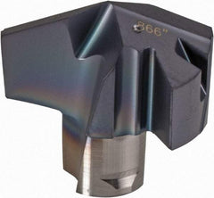 Iscar - Series ICP, 0.866" Diam Grade IC908 140° Replaceable Drill Tip - Carbide, TiAlN/TiN Finish, 22 Seat Size - Apex Tool & Supply