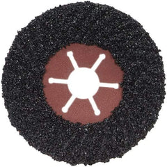 Norton - 4-1/2" Diam 7/8" Hole 16 Grit Fiber Disc - Very Coarse Grade, Silicon Carbide - Apex Tool & Supply
