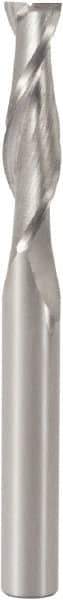 Seco - 10mm, 40mm LOC, 10mm Shank Diam, 100mm OAL, 2 Flute, Solid Carbide Square End Mill - Single End, Uncoated, Spiral Flute, 30° Helix, Centercutting, Right Hand Cut, Right Hand Flute, Series J93 - Apex Tool & Supply