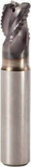 Seco - 16mm Diam, 18mm LOC, 3 Flute Solid Carbide 0.5mm Corner Radius Roughing End Mill - MEGA-T Finish, 85mm OAL, 16mm Shank Diam, Single End, Extended Reach, Centercutting, 37.5° Helix - Apex Tool & Supply