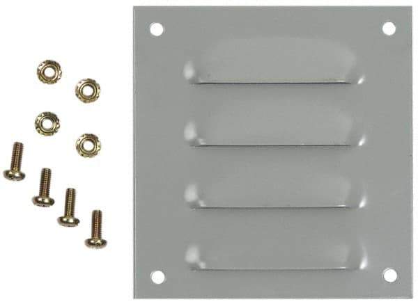 Cooper B-Line - Electrical Enclosure Steel Louver Plate Kit - For Use with Enclosures - Apex Tool & Supply