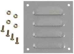 Cooper B-Line - Electrical Enclosure Steel Louver Plate Kit - For Use with Enclosures - Apex Tool & Supply