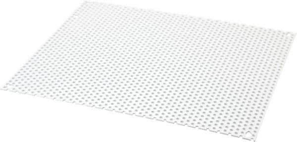 Cooper B-Line - 8-7/8" OAW x 10-7/8" OAH Powder Coat Finish Electrical Enclosure Perforated Panel - 12" x 10" Box, 16 Gauge Steel, Use with 12105-12CHC/12105-12CHCS/12106-12CHC/12108-12CHC - Apex Tool & Supply