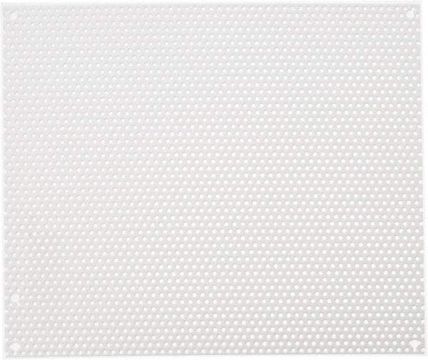 Cooper B-Line - 10-7/8" OAW x 12-7/8" OAH Powder Coat Finish Electrical Enclosure Perforated Panel - 14" x 12" Box, 16 Gauge Steel, Use with 14126-12CHC/14126-12CHCS/14128-12CHC - Apex Tool & Supply